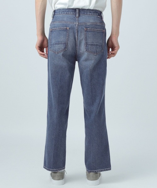 BAYFLOW（ベイフロー）の「ストレッチデニム スラックス 23SS（デニムパンツ・メンズ・ネイビー/ライトブルー・MEDIUM/LARGE）」の7枚目の写真