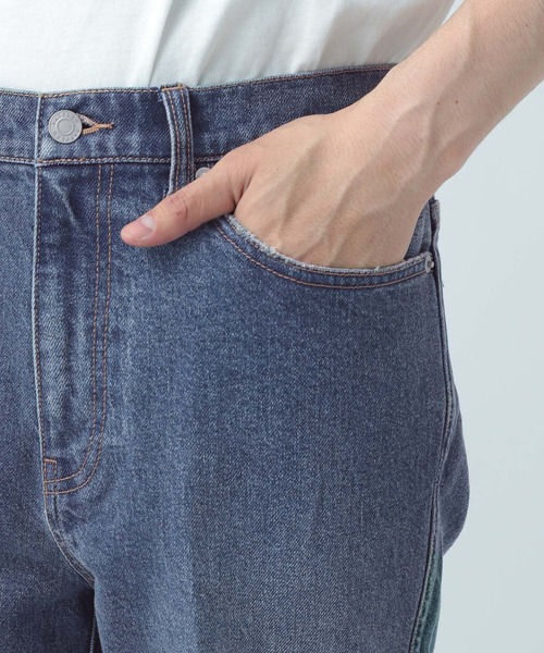 BAYFLOW（ベイフロー）の「ストレッチデニム スラックス 23SS（デニムパンツ・メンズ・ネイビー/ライトブルー・MEDIUM/LARGE）」の12枚目の写真