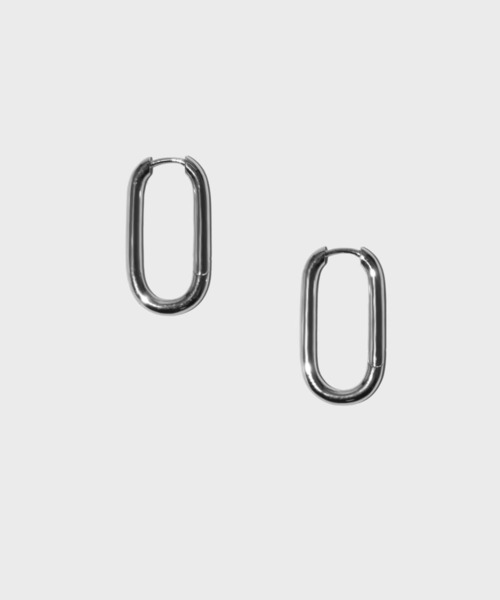 LHME（エルエイチエムイー）の「LHME ホースシューフープピアス/サージカルステンレス316L（金属アレルギー対応）（ピアス（両耳用）・レディース・シルバー/イエローゴールド・ONE SIZE）」の2枚目の写真