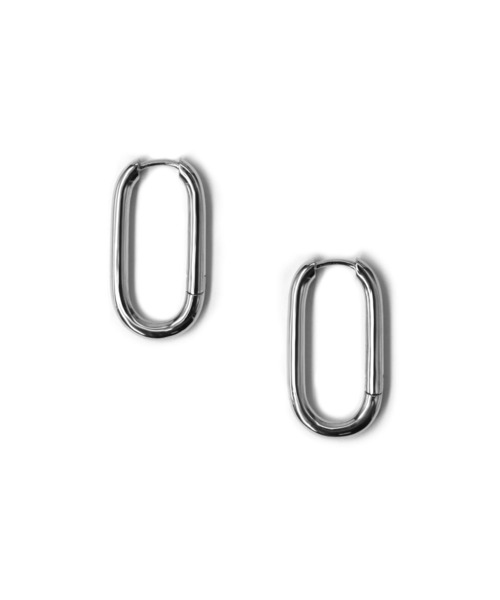 LHME（エルエイチエムイー）の「LHME ホースシューフープピアス/サージカルステンレス316L（金属アレルギー対応）（ピアス（両耳用）・レディース・シルバー/イエローゴールド・ONE SIZE）」の4枚目の写真