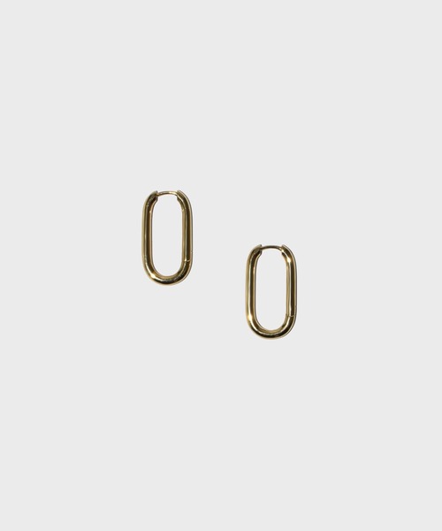 LHME（エルエイチエムイー）の「LHME ホースシューフープピアス/サージカルステンレス316L（金属アレルギー対応）（ピアス（両耳用）・レディース・シルバー/イエローゴールド・ONE SIZE）」の17枚目の写真