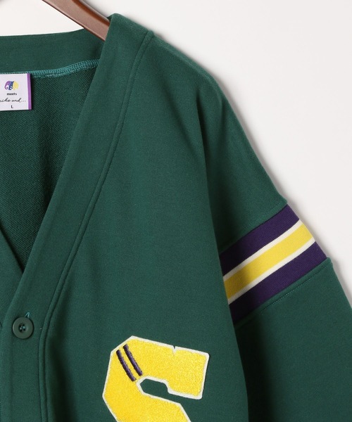 niko and...（ニコアンド）の「【GEM SPORTSWEAR(ジェム・スポーツウェア)】コラボカーディガン（カーディガン/ボレロ・メンズ・パープル/グリーン/オフホワイト・MEDIUM/LARGE）」の6枚目の写真