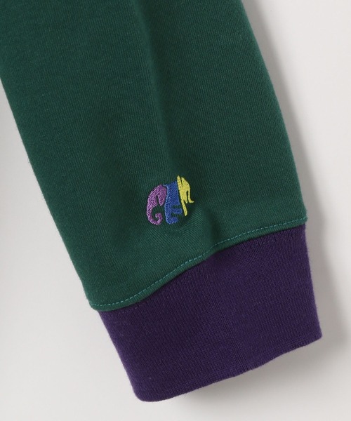 niko and...（ニコアンド）の「【GEM SPORTSWEAR(ジェム・スポーツウェア)】コラボカーディガン（カーディガン/ボレロ・メンズ・パープル/グリーン/オフホワイト・MEDIUM/LARGE）」の7枚目の写真