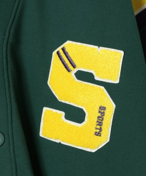 niko and...（ニコアンド）の「【GEM SPORTSWEAR(ジェム・スポーツウェア)】コラボカーディガン（カーディガン/ボレロ・メンズ・パープル/グリーン/オフホワイト・MEDIUM/LARGE）」の10枚目の写真