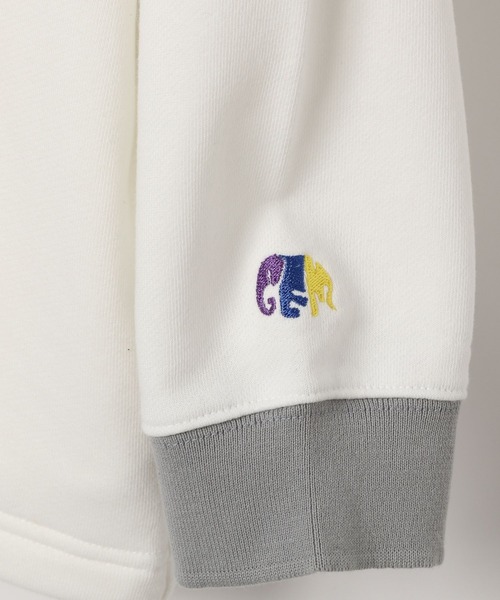 niko and...（ニコアンド）の「【GEM SPORTSWEAR(ジェム・スポーツウェア)】コラボカーディガン（カーディガン/ボレロ・メンズ・パープル/グリーン/オフホワイト・MEDIUM/LARGE）」の13枚目の写真