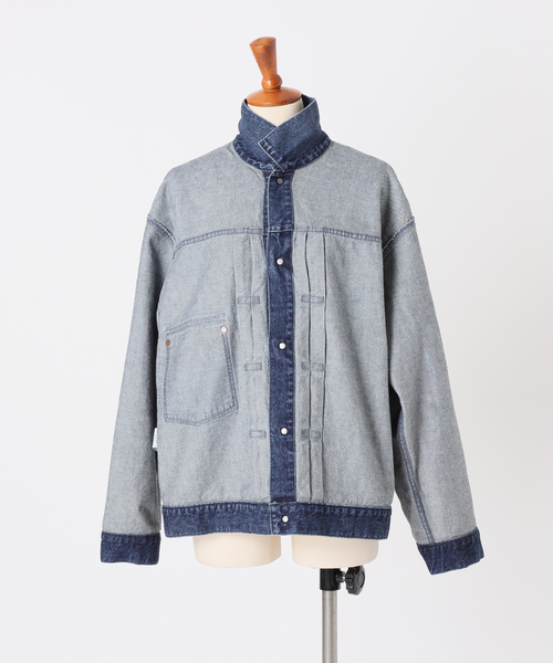 FRAMeWORKフレームワークmade by J 袖ボリュームデニムジャケット FRAMeWORK（フレームワーク）の「FRAMeWORK made by J 袖