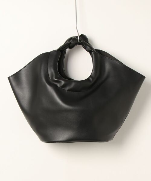 Fun & Daily（ファンアンドデイリー）の「F&D : Big basket hand bag（ハンドバッグ・レディース・ブラック・FREE）」の2枚目の写真