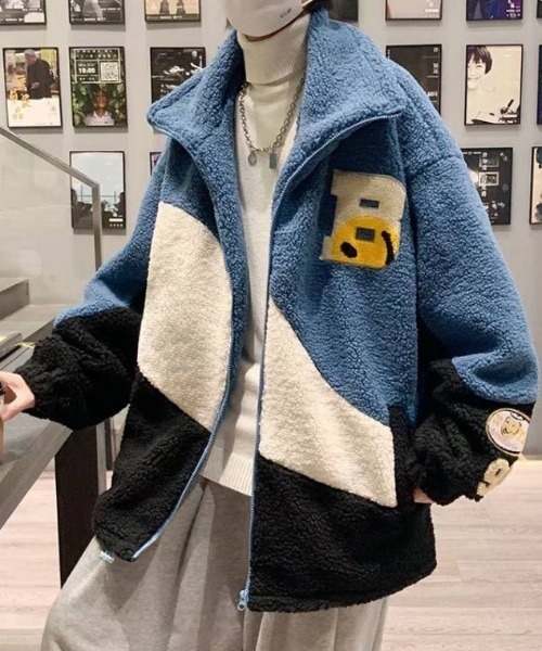 MGV（エムジーヴィー）の「マルチカラーストリートボアジャケット