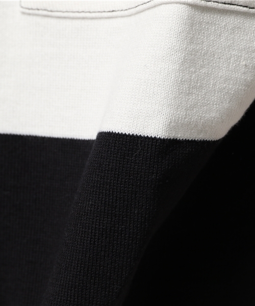 Denime（ドゥニーム）の「WIDE BORDER POCKET TEE/ワイドボーダーポケットTシャツ（Tシャツ/カットソー・メンズ・ブルー系その他/グレー系その他/ブラック系その他・MEDIUM/LARGE/SMALL）」の16枚目の写真