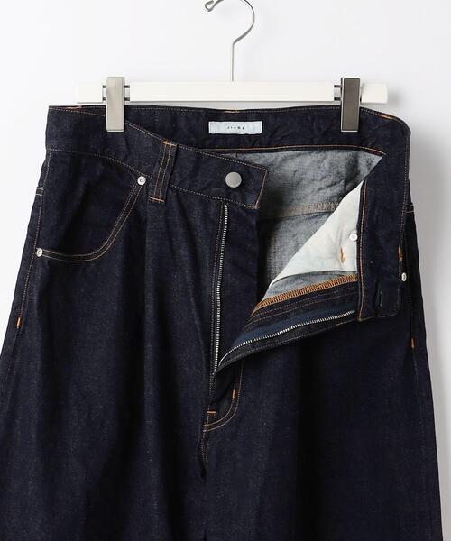 JieDa - WIDE ONE TUCK STRAIGHT DENIM/INDIGO | NapsNote
