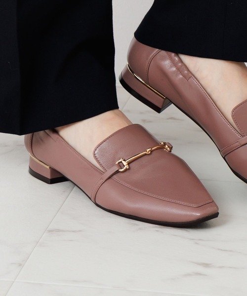 HIMIKO（ヒミコ）の「【Made in Japan】【撥水】カカトシャーリングソフトローファー/631102（ローファー・レディース・アイボリー/ライトベージュ/ブラック/ボルドー/カーキ/ブラウン/ネイビー/ピンク・22.0cm/22.5cm/23.0cm/23.5cm/24.0cm/24.5cm/25.0cm/25.5cm/21.5cm/26.0cm/26.5cm）」の7枚目の写真