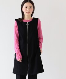 Ray BEAMS | Ray BEAMS / ジップ フロント ミニ ワンピース(ワンピース)