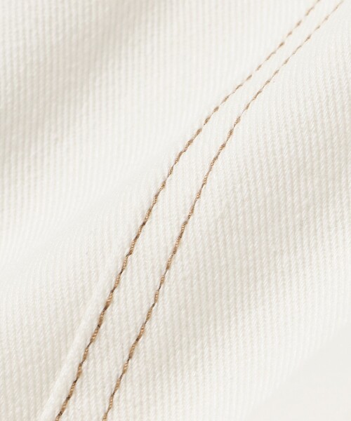 Ray BEAMS（レイビームス）の「Ray BEAMS / ジップ フロント ミニ ワンピース（ワンピース・レディース・オフホワイト/ブラック・0/1）」の12枚目の写真