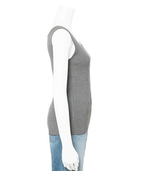 emmi（エミ）の「【emmi atelier】タンクニット（タンクトップ・レディース・ホワイト/グレー/ブラック・FREE）」の4枚目の写真