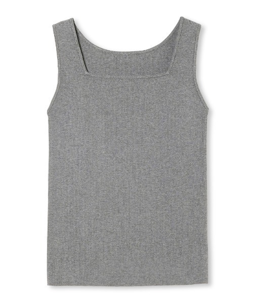 emmi（エミ）の「【emmi atelier】タンクニット（タンクトップ・レディース・ホワイト/グレー/ブラック・FREE）」の10枚目の写真