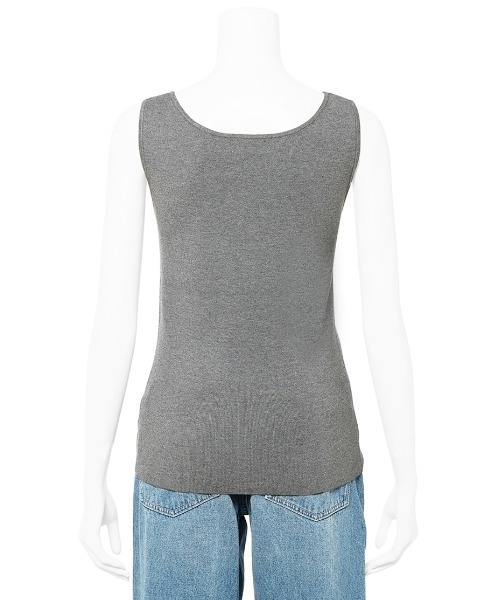 emmi（エミ）の「【emmi atelier】タンクニット（タンクトップ・レディース・ホワイト/グレー/ブラック・FREE）」の7枚目の写真