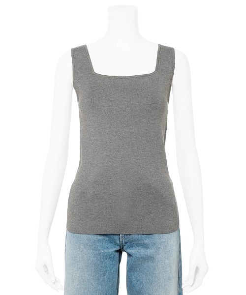 emmi（エミ）の「【emmi atelier】タンクニット（タンクトップ・レディース・ホワイト/グレー/ブラック・FREE）」の11枚目の写真