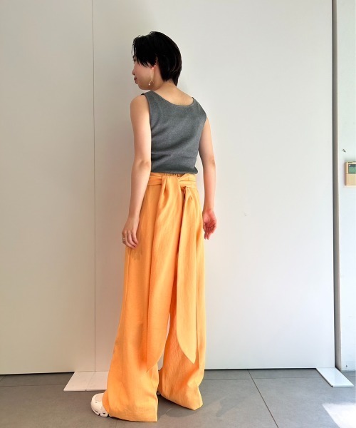 emmi（エミ）の「【emmi atelier】タンクニット（タンクトップ・レディース・ホワイト/グレー/ブラック・FREE）」の13枚目の写真