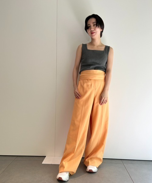 emmi（エミ）の「【emmi atelier】タンクニット（タンクトップ・レディース・ホワイト/グレー/ブラック・FREE）」の12枚目の写真