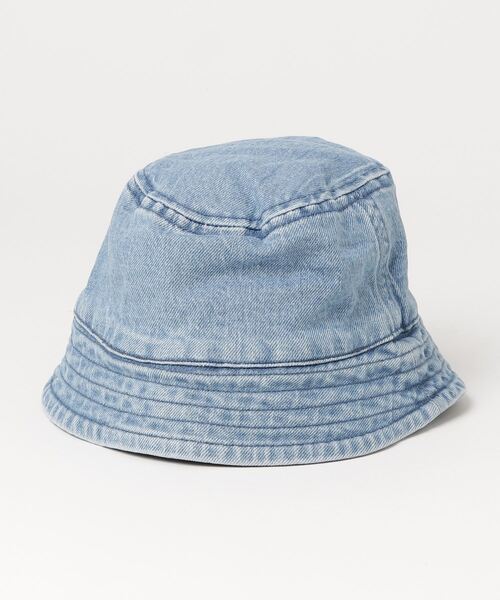 GAP（ギャップ）の「オーガニック デニム バケットハット (ベビー)（ハット・キッズ・ブルー・6-12M/12-18M/0-6M/18-24M）」の2枚目の写真