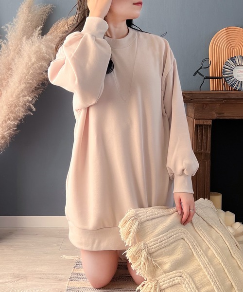 Mysa&Liina（ミーサリーナ）の「【ルームウェア】モックネックワンピ