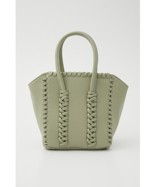 rienda（リエンダ）の「メニーレースアップバッグ（ハンドバッグ・レディース・グリーン/オレンジ・FREE）」の2枚目の写真