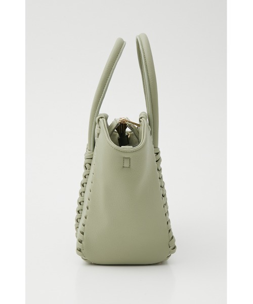 rienda（リエンダ）の「メニーレースアップバッグ（ハンドバッグ・レディース・グリーン/オレンジ・FREE）」の6枚目の写真