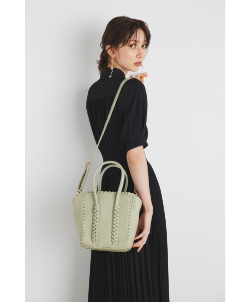 rienda（リエンダ）の「メニーレースアップバッグ（ハンドバッグ・レディース・グリーン/オレンジ・FREE）」の11枚目の写真