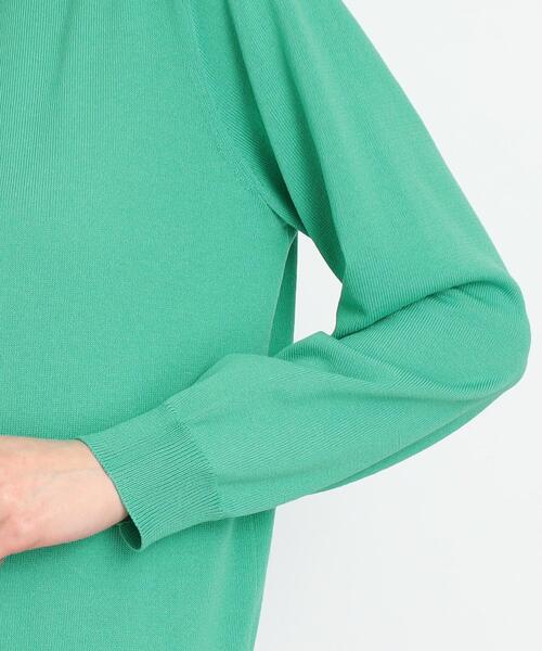 DRESKIP（ドレスキップ）の「◆【洗える/毛玉になりにくい】ビジュー＆パール調ボタン クルーニットカーディガン（カーディガン/ボレロ・レディース・ピンク系/ベージュ/グリーン/ブラック・03/02/04）」の19枚目の写真