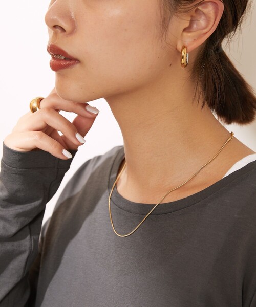 Aresense（アーセンス）の「esne/エスネ マルチWAYオーバルネックレス（ネックレス・レディース・シルバー/ゴールド・ﾌﾘ-）」の7枚目の写真