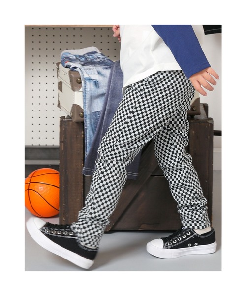 SLAP SLIP(スラップスリップ)の「SLAPSLIP/チェック花柄迷彩柄ナレ総柄ロングパンツ(80~120cm)(その他パンツ・キッズ・ブルー系その他/パープル系その他/ホワイト系その他/ブラック系その他・100/80/120/90/110)」の13枚目の写真