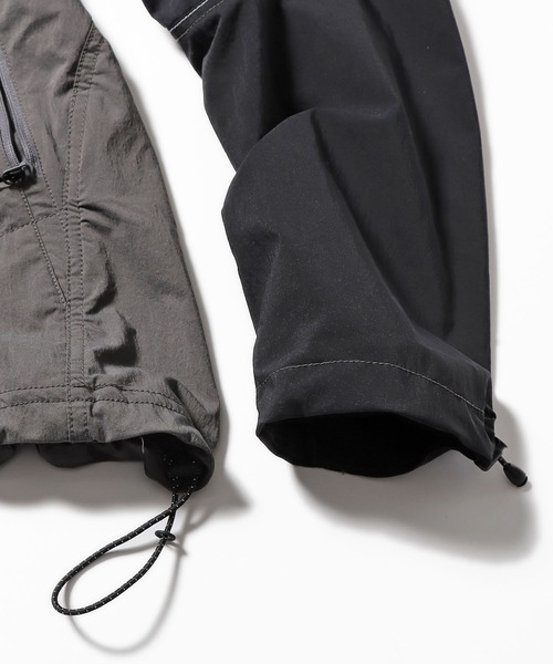 Maison Kitsune（メゾンキツネ）の「Maison Kitsune/メゾン キツネ×and wander/アンドワンダー HIKING SET UP HOODIE ジャケット（ブルゾン・メンズ・ブラック・6/3/5/4）」の6枚目の写真