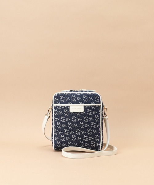 Samantha Thavasa（サマンサタバサ）の「Denim ST Jacquard ショルダーバッグ（ショルダーバッグ・レディース・オフホワイト/フューシャピンク/ネイビー/ターコイズブルー・FREE）」の2枚目の写真