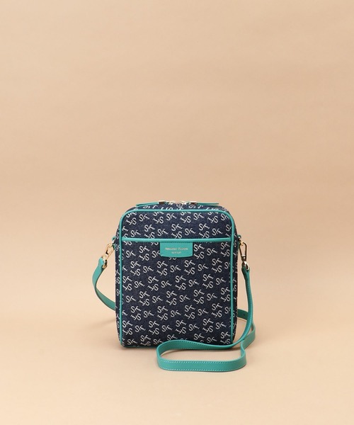 Samantha Thavasa（サマンサタバサ）の「Denim ST Jacquard ショルダーバッグ（ショルダーバッグ・レディース・オフホワイト/フューシャピンク/ネイビー/ターコイズブルー・FREE）」の4枚目の写真