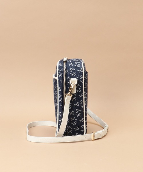 Samantha Thavasa（サマンサタバサ）の「Denim ST Jacquard ショルダーバッグ（ショルダーバッグ・レディース・オフホワイト/フューシャピンク/ネイビー/ターコイズブルー・FREE）」の10枚目の写真