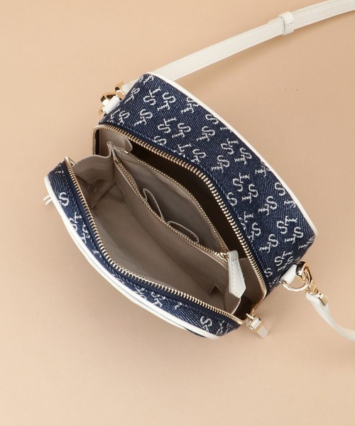 Samantha Thavasa（サマンサタバサ）の「Denim ST Jacquard ショルダーバッグ（ショルダーバッグ・レディース・オフホワイト/フューシャピンク/ネイビー/ターコイズブルー・FREE）」の15枚目の写真
