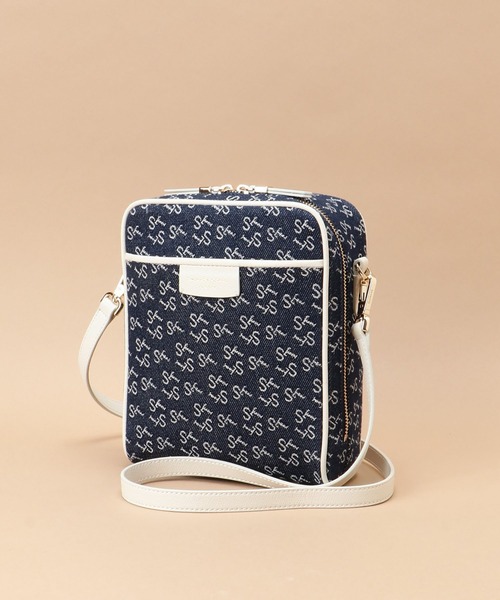 Samantha Thavasa（サマンサタバサ）の「Denim ST Jacquard ショルダーバッグ（ショルダーバッグ・レディース・オフホワイト/フューシャピンク/ネイビー/ターコイズブルー・FREE）」の7枚目の写真