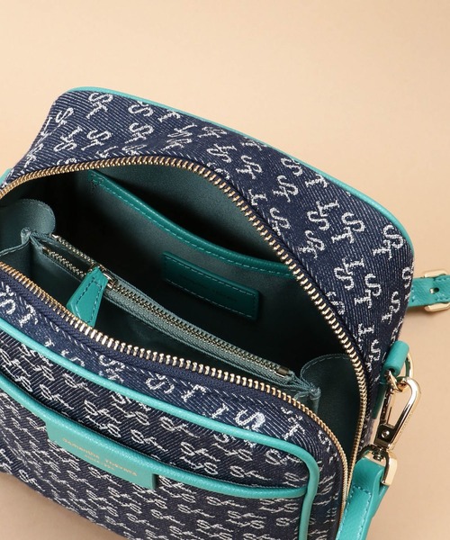 Samantha Thavasa（サマンサタバサ）の「Denim ST Jacquard ショルダーバッグ（ショルダーバッグ・レディース・オフホワイト/フューシャピンク/ネイビー/ターコイズブルー・FREE）」の11枚目の写真