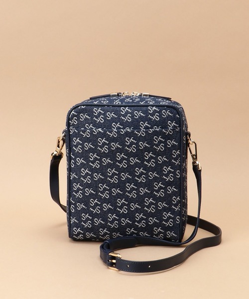 Samantha Thavasa（サマンサタバサ）の「Denim ST Jacquard ショルダーバッグ（ショルダーバッグ・レディース・オフホワイト/フューシャピンク/ネイビー/ターコイズブルー・FREE）」の6枚目の写真