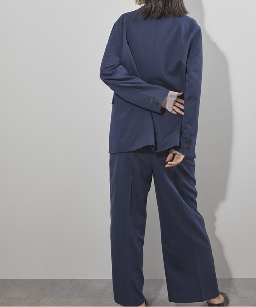 ECRIRE（エクリール）の「【セットアップ対応可能】ダブルテーラードジャケット（テーラードジャケット・レディース・ベージュ/ネイビー/グレー・M/L）」の6枚目の写真