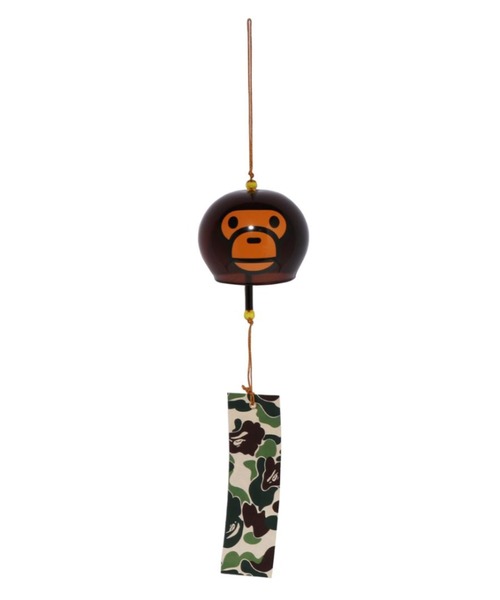 A BATHING APE(アベイシングエイプ)の「BABY MILO JAPANESE WIND CHIME M(その他雑貨・メンズ・ブラウン・FREE)」の3枚目の写真