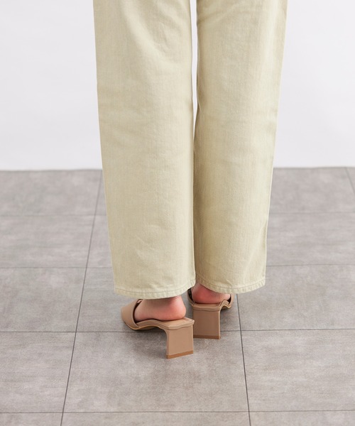 Fabby fabby(ファビィーファビィー)の「プレーンセットバックヒールサンダル(サンダル・レディース・ライトグリーン/オフホワイト/サックスブルー/ブラック/ベージュ/パイソン・SS/SMALL/MEDIUM/LARGE)」の12枚目の写真