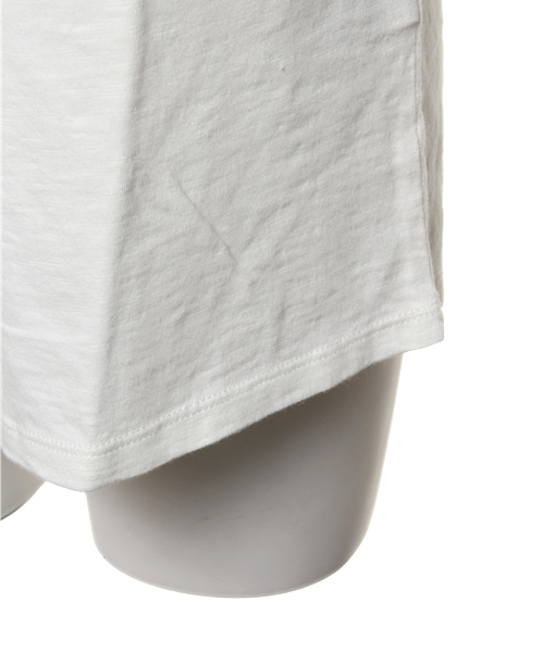 AZUL by moussy（アズールバイマウジー）の「30/-Cスラブ天竺タンク（タンクトップ・レディース・サックスブルー/ブルー系その他/オフホワイト・SMALL/MEDIUM）」の9枚目の写真