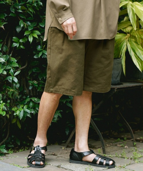 BAYFLOW（ベイフロー）の「サイドベルトチノショーツ（その他パンツ・メンズ・ベージュ/カーキ・MEDIUM/LARGE）」の22枚目の写真