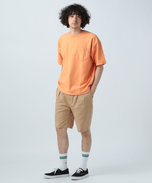 BAYFLOW（ベイフロー）の「サイドベルトチノショーツ（その他パンツ・メンズ・ベージュ/カーキ・MEDIUM/LARGE）」の6枚目の写真