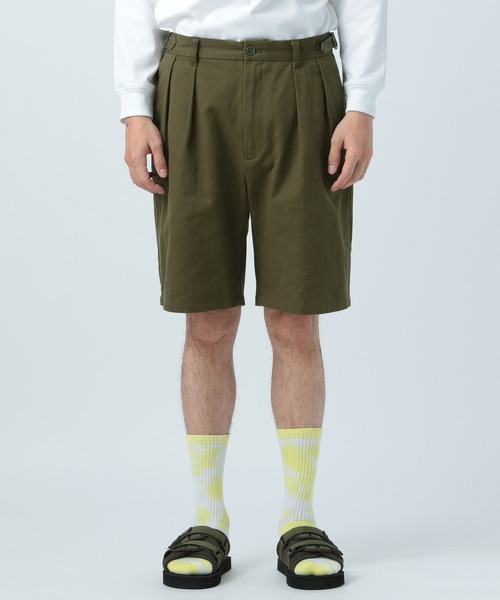 BAYFLOW（ベイフロー）の「サイドベルトチノショーツ（その他パンツ・メンズ・ベージュ/カーキ・MEDIUM/LARGE）」の9枚目の写真