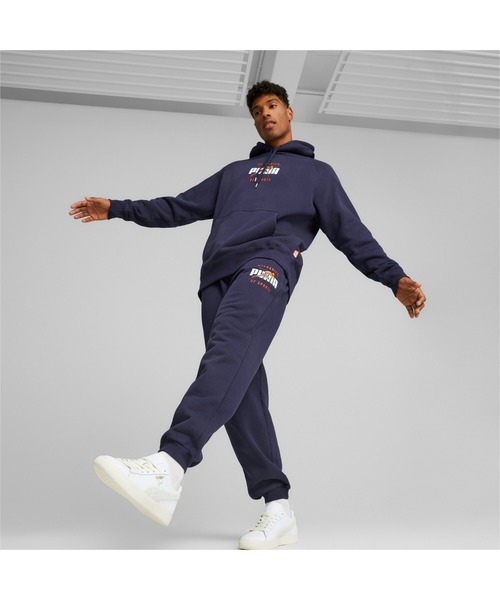 PUMA（プーマ）の「PUMA プーマ メンズ TRACK MEET フーディー（スウェット・メンズ・ネイビー/ライトグレー・SMALL/MEDIUM/LARGE/X-SMALL/X-LARGE）」の10枚目の写真