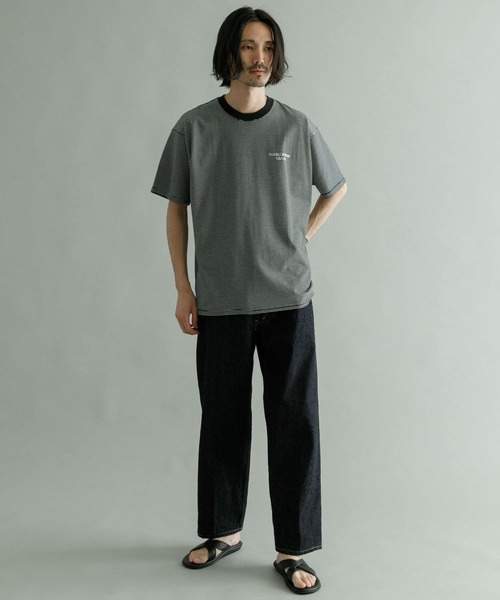 Russell Athletic（ラッセルアスレティック）の「RUSSELL ATHLETIC T-SHIRTS（Tシャツ/カットソー・メンズ・ブラック/ホワイト/ブラック系その他/ホワイト系その他・MEDIUM/LARGE）」の15枚目の写真