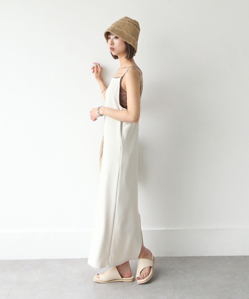 Chillfar（チルファー）の「【天然草木】麦わら ペーパーハット ベルハット（ハット・レディース・オフホワイト/ベージュ・FREE）」の7枚目の写真