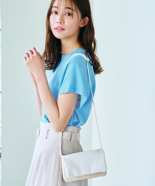 grove（グローブ）の「◆ウォレットミニショルダー（ショルダーバッグ・レディース・シルバー/グリーン系その他5/ライトグレー系3/アイボリー系3/ライトイエロー系4/ブラック・00）」の3枚目の写真